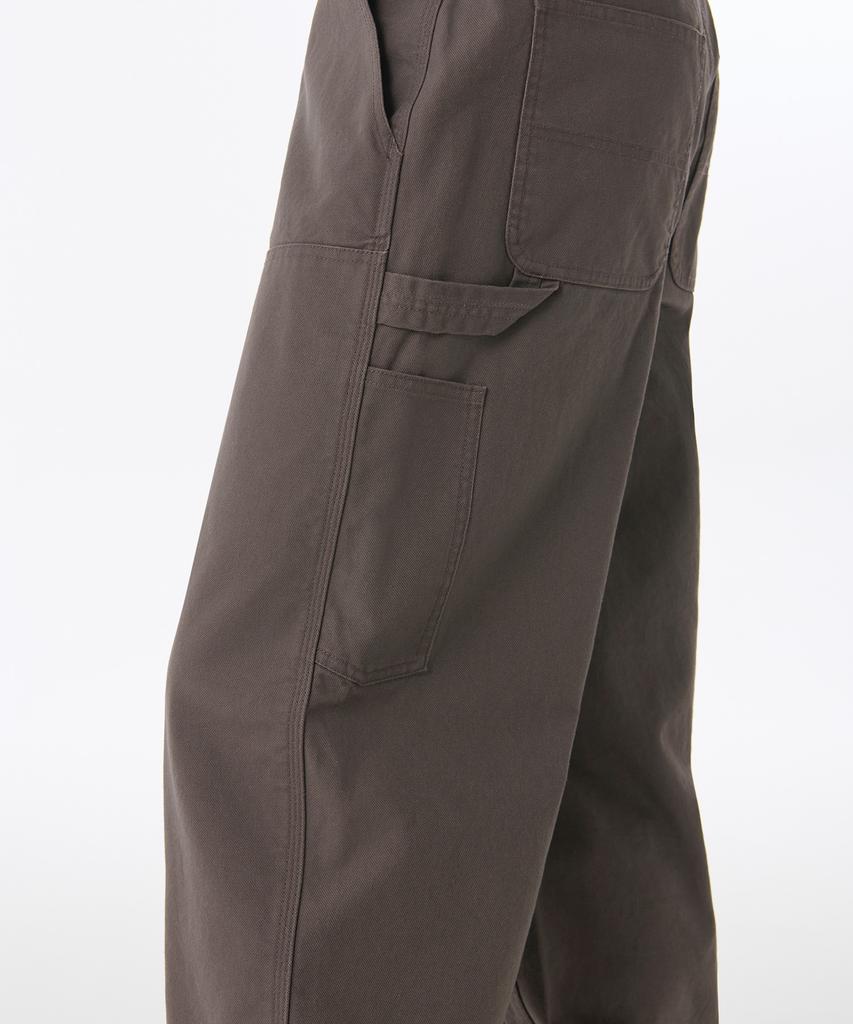 MUSINSA STANDARD Canvas Regular Fit Double Knee Carpenter Pants [Dusty Khaki]