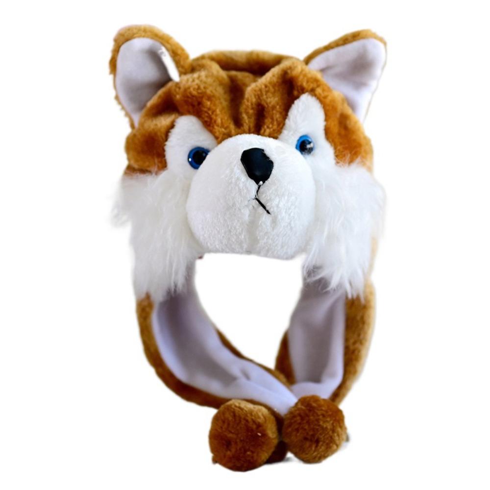 Панда Хаски Детская Плюшевая Шапка-Зверюшка Желтый Утенок Оригинальная Вечеринка Шапка Уютная Смешная Шапка Косплей