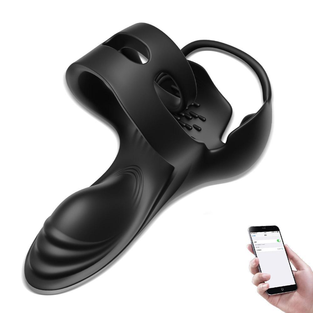 Дистанционное вибрирующее кольцо для пениса, секс-игрушки для мужчин, пара, задержка эякуляции, целомудрие, мошонка, яички, мужской массажер, вибратор для геев