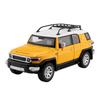 1/24 Toyota FJ Land Cruiser SUV внедорожный игрушечный автомобиль литой металлический сплав транспортное средство миниатюрная модель коллекция подарок для мальчиков детей