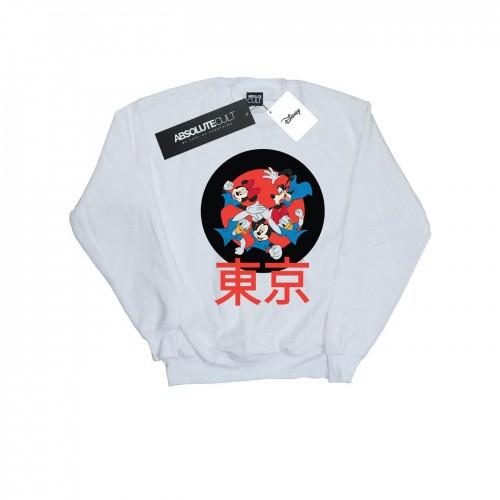 Disney Mens Mickey Mouse Team Huddle Sweatshirt