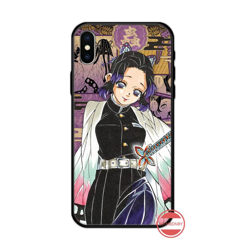 Чехол для телефона Demon Slayer Blade с комиксами и открытками для iPhone 11 12 13 pro XS MAX 8 7 Plus X SE 2020 XR