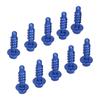 Self Tapping Screws Kit Anodized Finish Fit for 125 150 200 EXC XC SXF EXCF XCF 1997 2020(Blue )