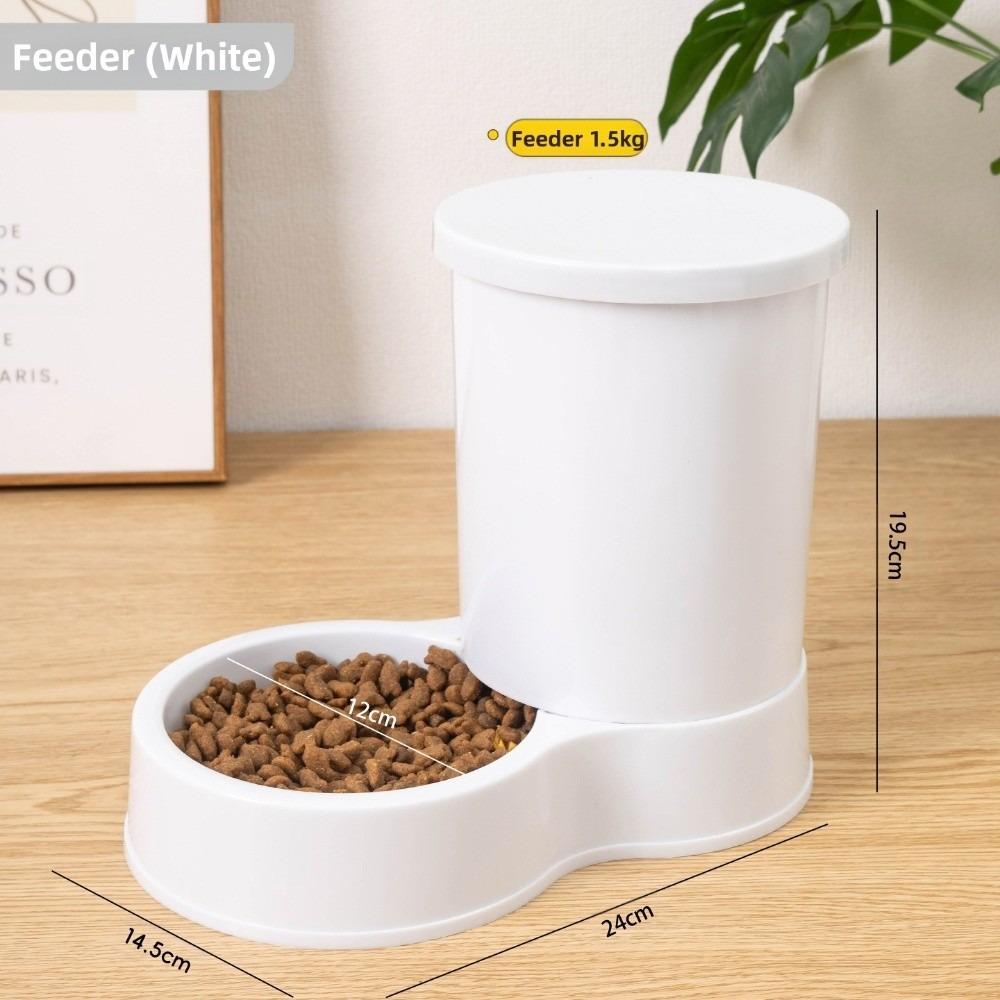 Набор мисок для кошек и собак большой вместимости, диспенсер для воды и кормушка 800 мл, интегрированная миска для корма для домашних животных