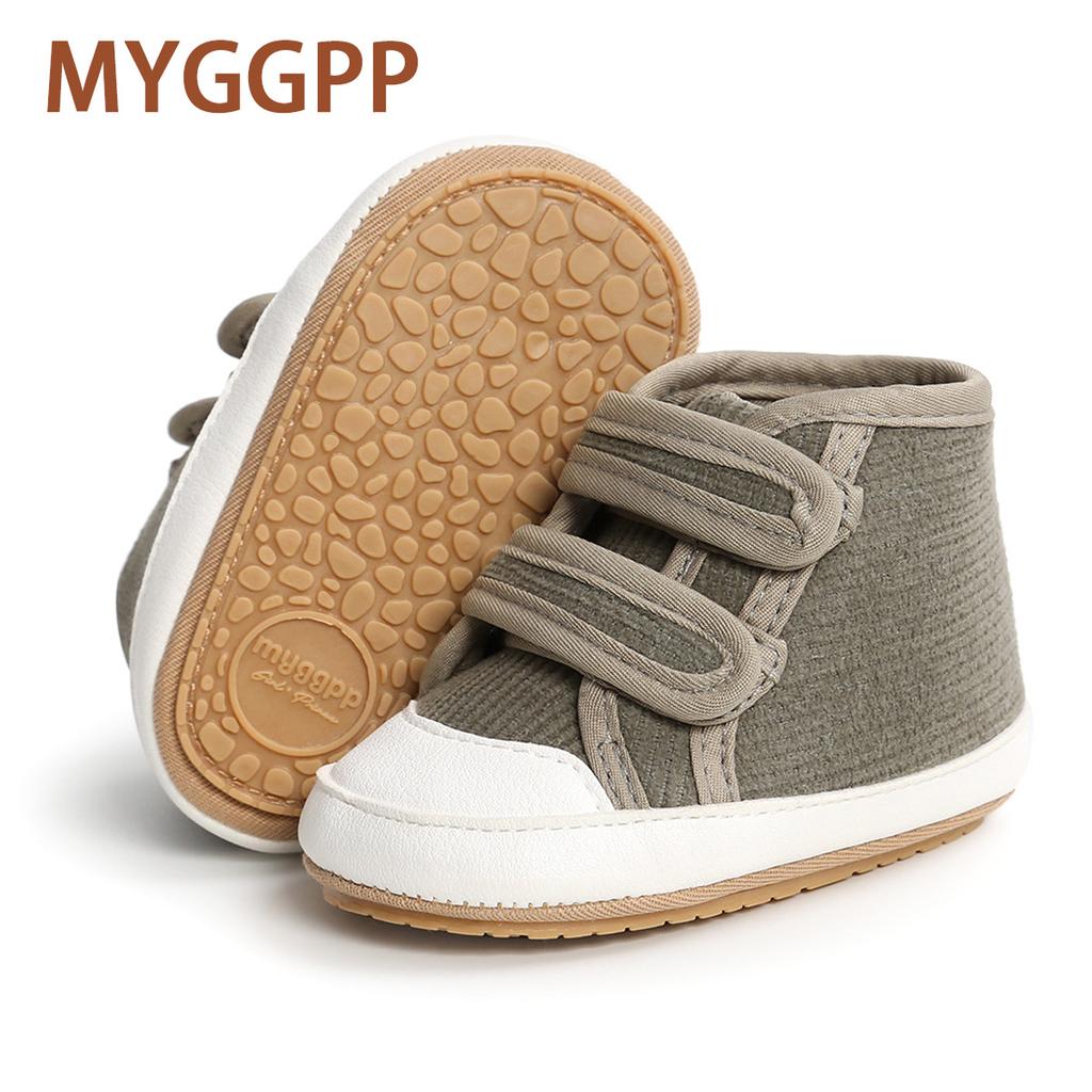 MYGGPP High Top Baby Shoes for Boys and Girls Baby Shoes Toddler Shoes Baby Shoes Soft Rubber Sole