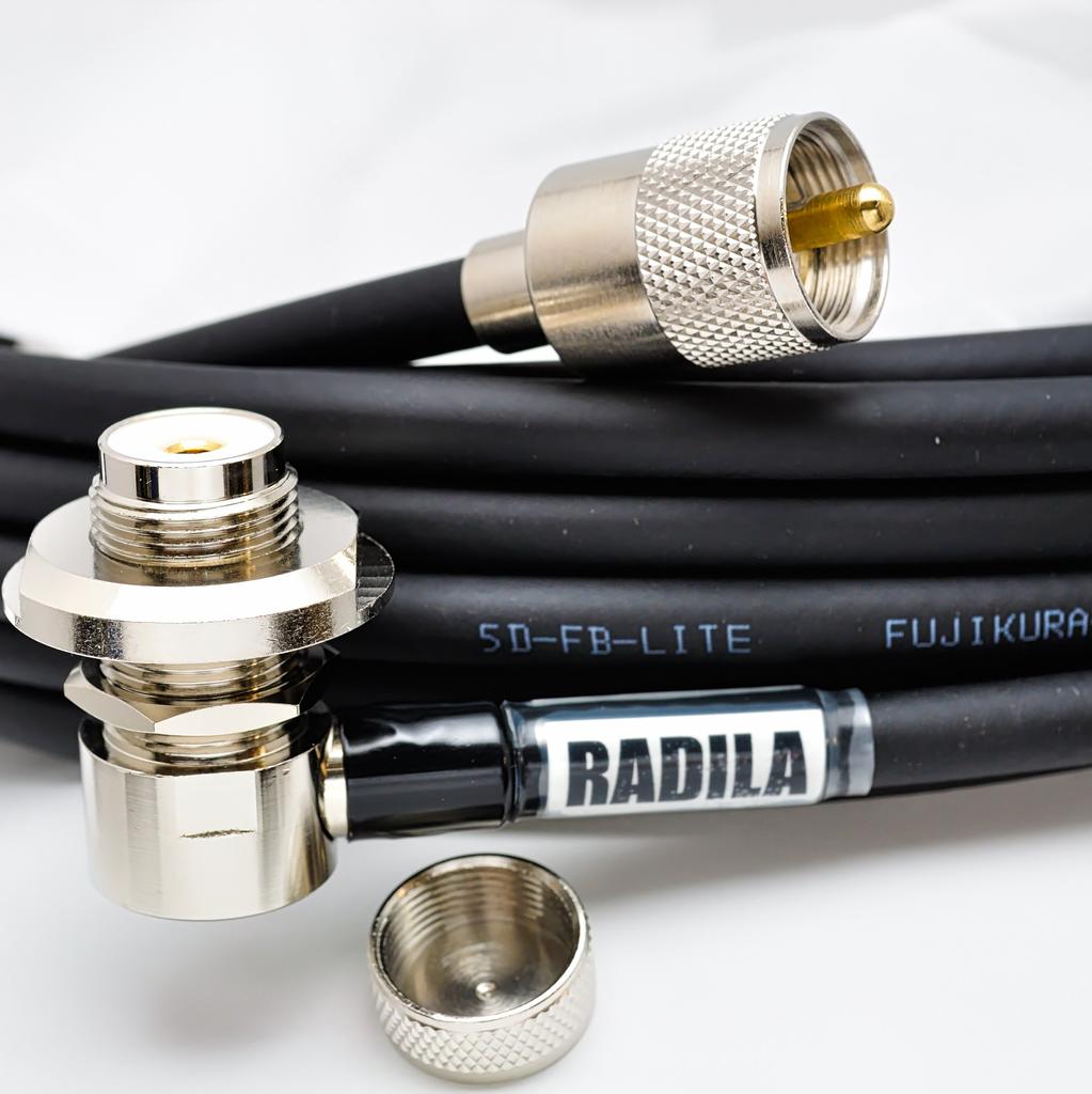 RADILA SWR низкие данные измерения радио коаксиальный кабель 5D FB 5DFB MP MLJ MJL MLMP MPML (Фудзикура 5D-FB) (7м) (Разъем МЛ-МП) (Низкие потери) (Действительный