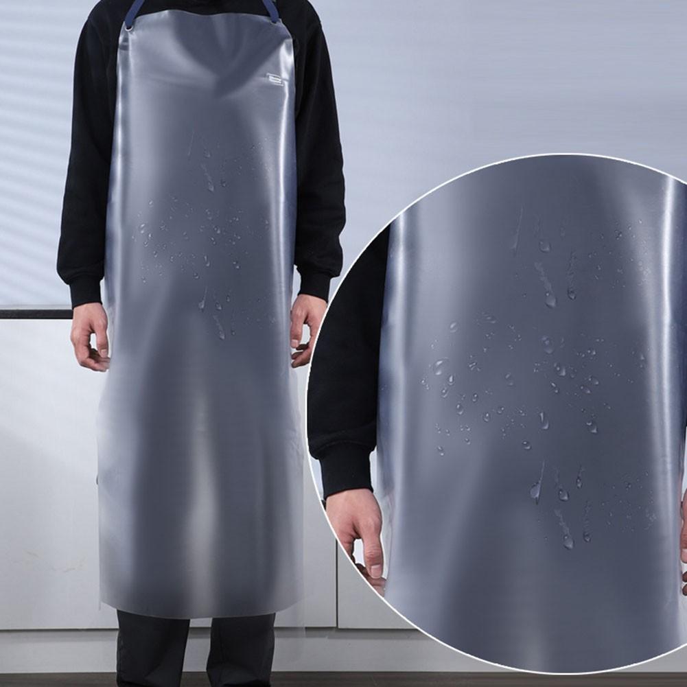Kitchen Clean Pvc Housework Apron Baking Cooking Antioil