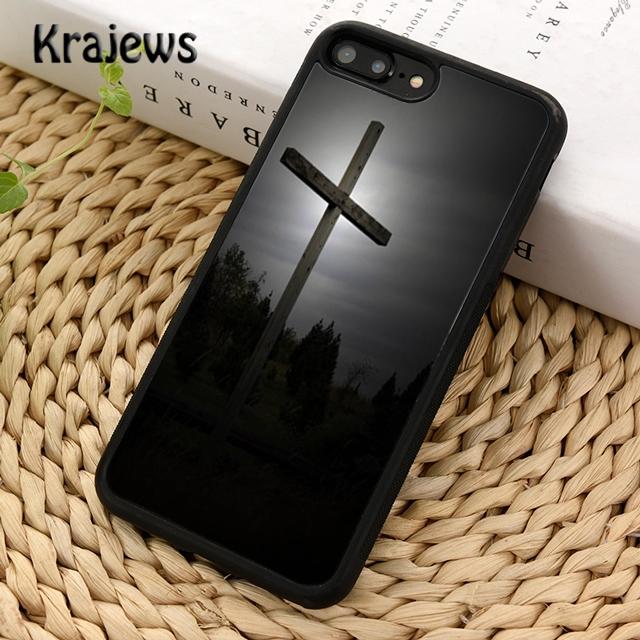 Krajews Bible Jesus Christ Christian Cross Phone Case For IPhone 18 17 Air 16 15 14 plus 11 12 13 pro max coque Fundas