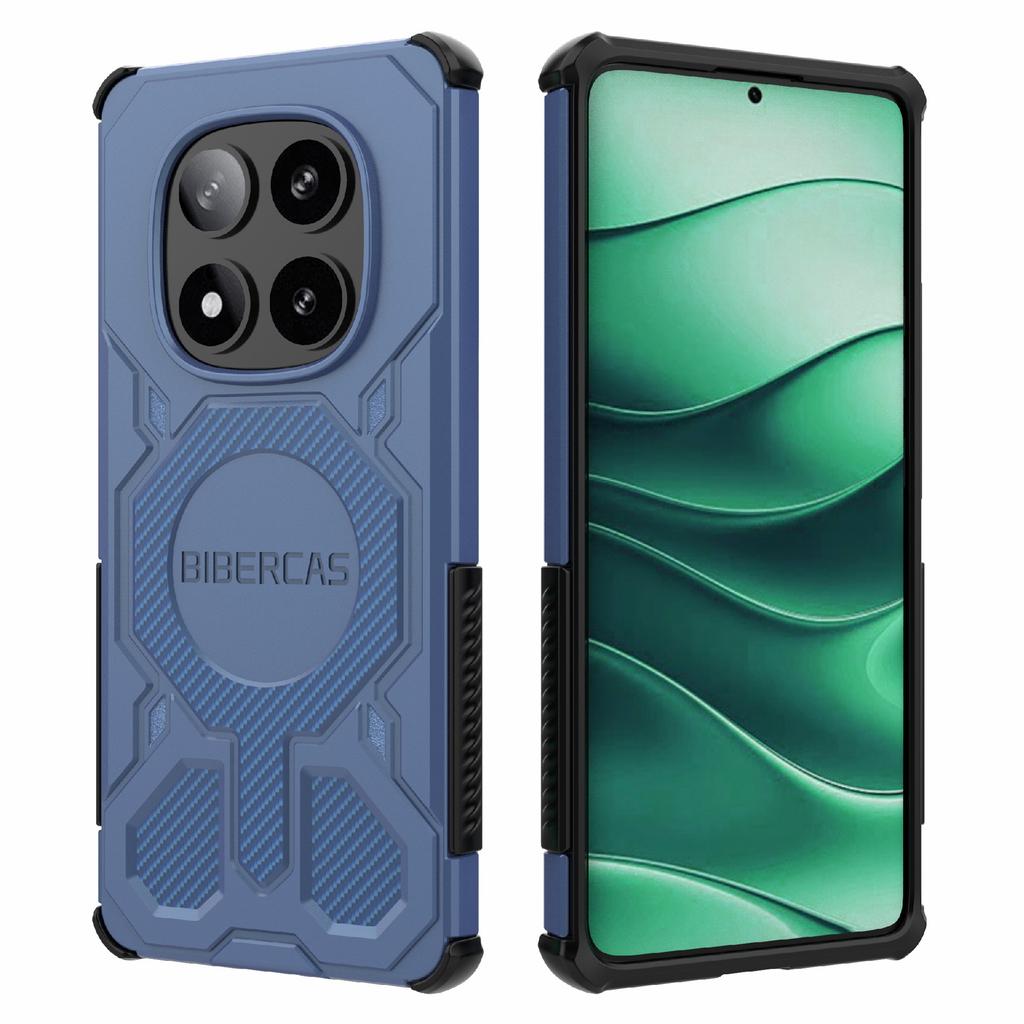 BIBERCAS J-16 Series For Xiaomi Redmi Note 14 Pro 5G Case Compatible with MagSafe Anti Drop TPU+PC Phone Cover