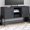 VidaXL TV Cabinet Anthracite 100.5x39x60.5 Cm Steel, TV Stand, TV Buffet, Media Unit, TV Bench, Hifi Cabinet, Center 846514