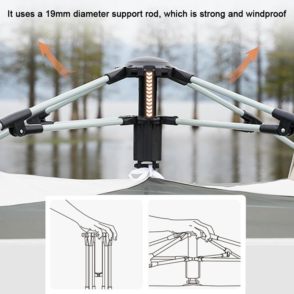 Открытый большой объем самостоятельного вождения туристическая палатка для кемпинга автоматическая быстрооткрывающаяся палатка портативная
