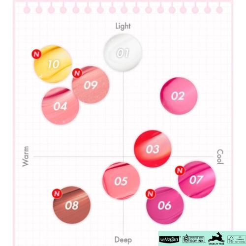 AMUSE Увлажняющий/Тинт-бальзам Брелок 6г