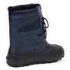 Akiriko Men's Snow Boots, Synthetic Leather, 4cm Waterproof, Lace-Up, Grip Sole, Navy, Size 26cm