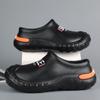 Fashion Hot Sale Men's Shoes Winter Kitchen Working Slippers Platform Shoe for Men Casual Slip-on Driving Chef Mans Slipper Main Push