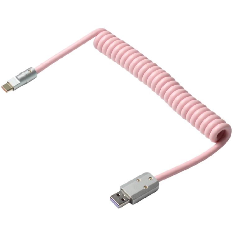 Усиленная конструкция пружины Зарядный шнур USB C Быстрая зарядка Технология PD100W Широкая совместимость с устройствами для телефонов
