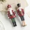 Кукла Щелкунчик Подвеска Рождественское Украшение Солдат Деревянные Подвесные Украшения Фигурка Игрушка Камин Входной Декор