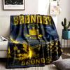 Brondby IF Theme Blanket Suitable For The Sofa Camping And Travel Made Of Soft Flannel Material An Ideal Gift For Occasions Such As Birthdays And Grad