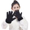 Плюшевые зимние перчатки Теплые велосипедные перчатки Модные варежки для вождения Мужские Женские