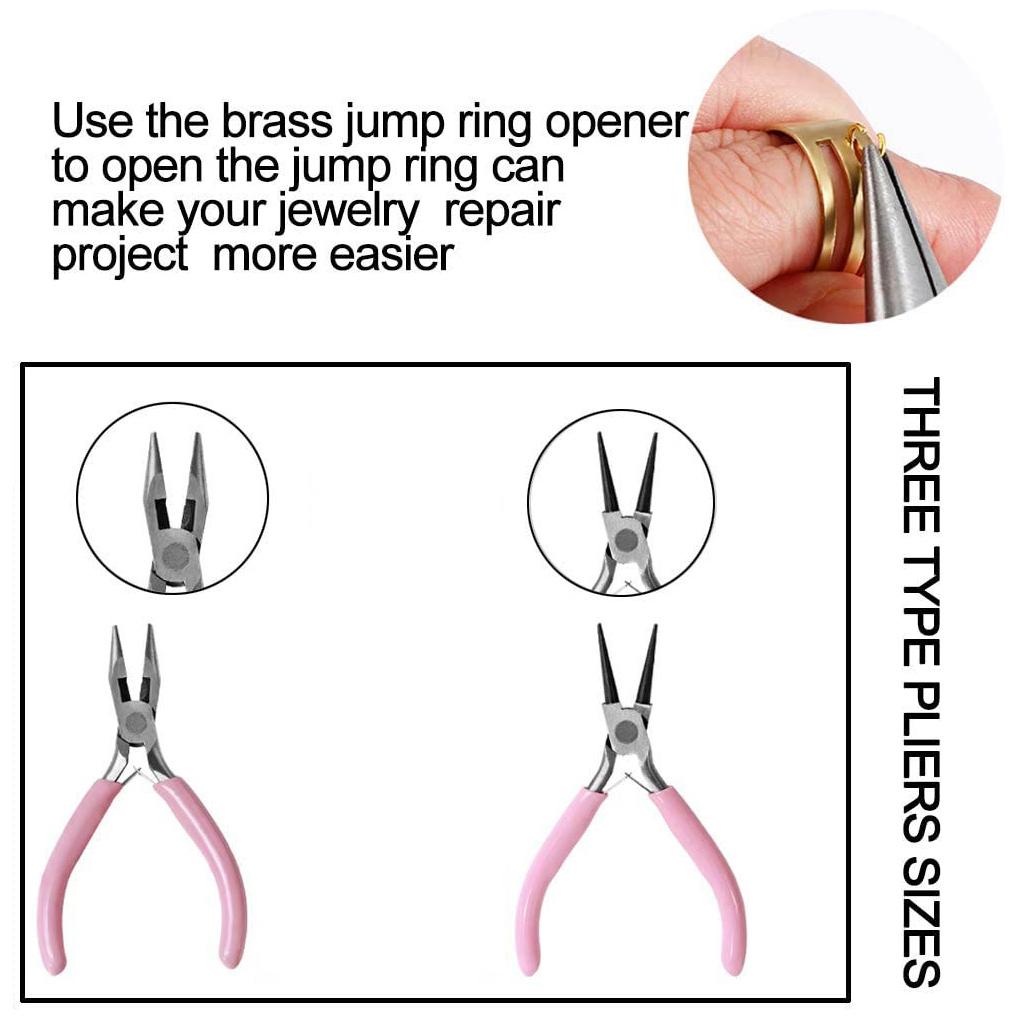 Hand Plier DIY Beading Jewelry Making Handmade Equipment Steel Beadwork Wire Wrapping Breaking Twisting Crafting Home