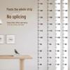 Transparent Removable Height Chart Sticker for Kids - Accurate Wall Measurement