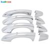 Door Handle Cover Trim For Volkswagen VW Teramont Atlas 2017-  2024 Chrome Car Side Handles Catch Cap Shell Accessories