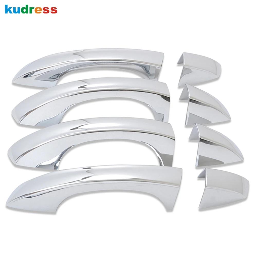 Door Handle Cover Trim For Volkswagen VW Teramont Atlas 2017- 2024 Chrome Car Side Handles Catch Cap Shell Accessories