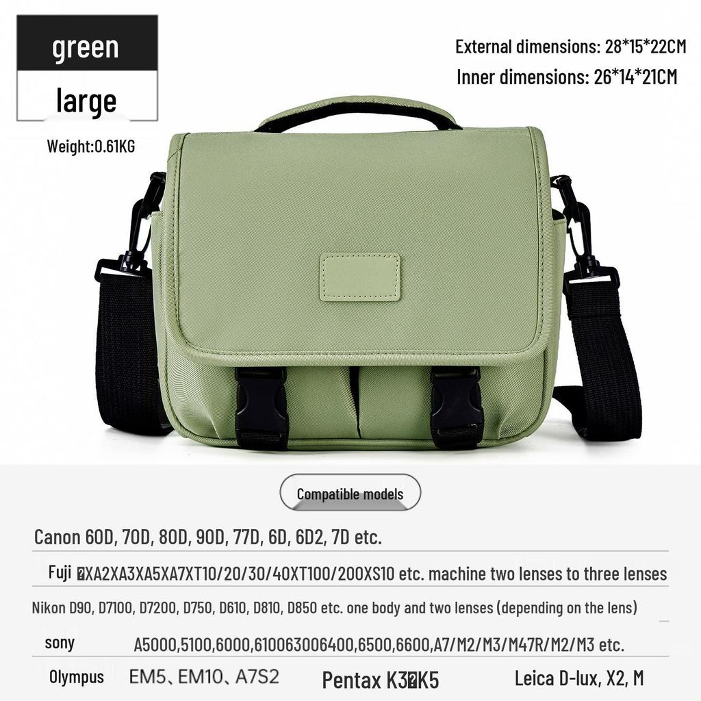 Водонепроницаемая портативная сумка для камеры для Canon, Sony, Fuji, Nikon зеркальных/беззеркальных камер - Одноплечевая сумка для фотосъемки
