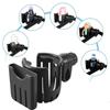 Motorcycle Phone Water Cup Holder 360° Rotatable Large Capacity Motorcycle Stroller Scooter Handlebar Mount Accessories
