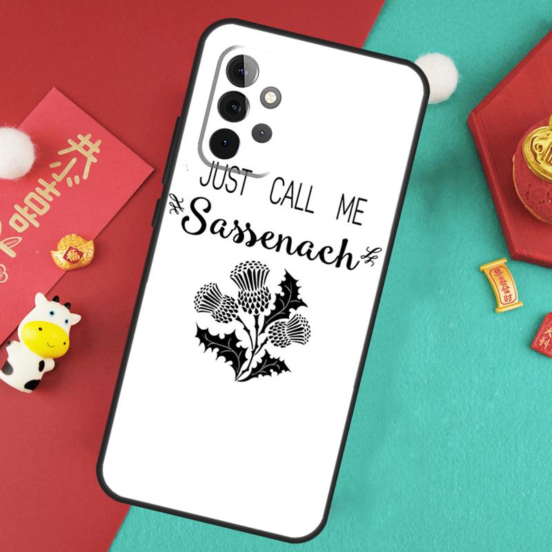 Чехол Outlander Thistle Sassenach для Samsung Galaxy A35 A55 A25 A15 A51 A71 A12 A32 A52 A13 A33 A53 A14 A34 A54