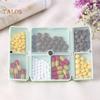 Pill Cases 7 Days Weekly Pill Box Foldable Medicine Holder Tablet Storage Dispenser