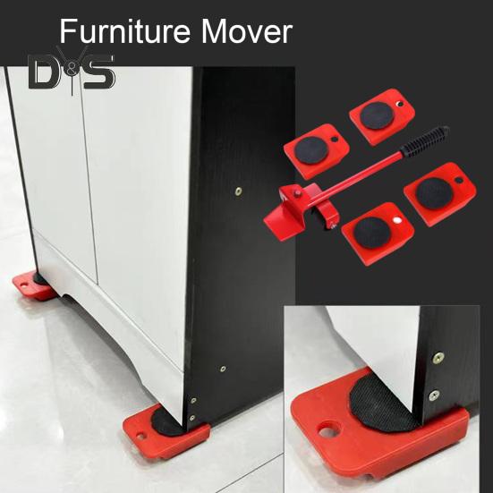 1 Set Furniture Mover with 8 Wheels Heavy Duty Furniture Lifter 330Lbs Load Bearing Multifunction Appliance Roller Furniture Moving Dolly Slider Tools