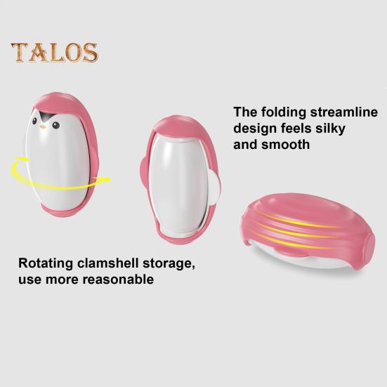 Ролик для удаления катышков в форме пингвина, многоразовый, супер липкий гель, многоразовый, моющийся, компактный, дорожный размер, средство для удаления катышков с одежды