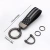 Кожаный подвесной брелок-шарм с изображением американского флага Брелок для ключей Декор для кошелька Автомобильный брелок с американским флагом