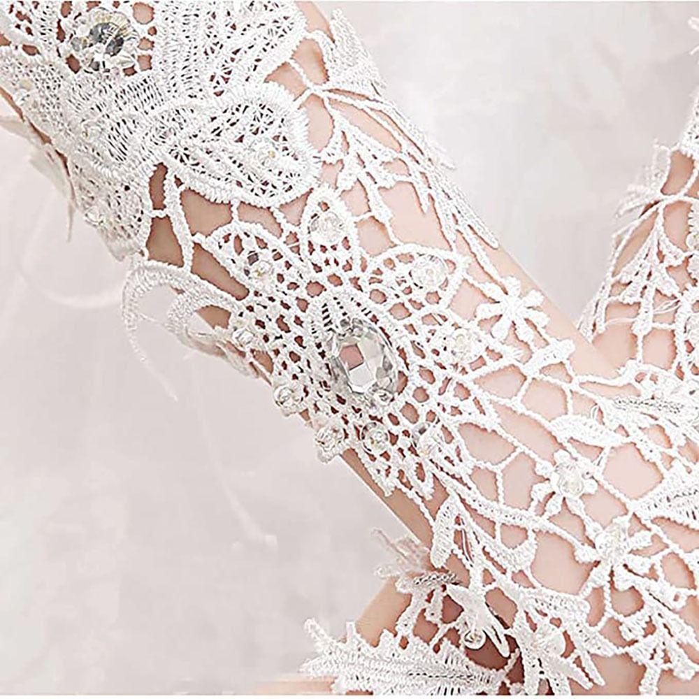 Варежки События Мероприятия Платье Длинные перчатки Вечерние перчатки Свадебные перчатки для невесты