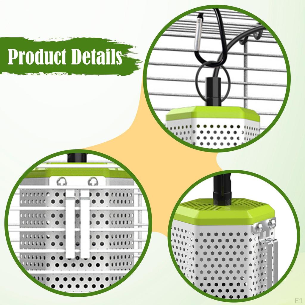 Reptile Heat Lamp Guard Parrot Bird Warmer Light Mesh Cage Practical Reliable Distribution