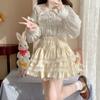 Japanese Style Kawaii Lolita Skirt Women Autumn Winter Sweet Lace Mini Cake Skirt Female Korea Princess Cute Party Skirt Shorts