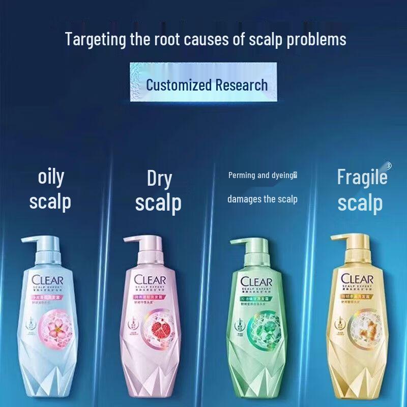 Clear Silicone-Free Pomegranate Scalp Care Shampoo
