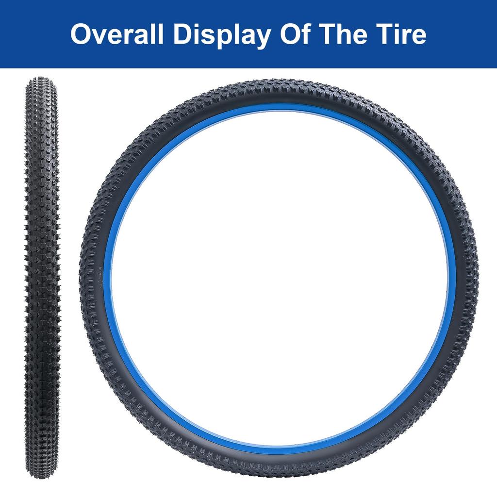 Покрышка FengCan 27.5x2.10, 27.5x2.10 52-584 Велосипедная покрышка, Подходит для 27.5-дюймовых горных и кроссовых велосипедов, Ширина профиля 2.10 дюйма (BQ040)