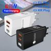 65W GaN Type C PD Charger USB Fast Charging Quick Charger 3.0 Mobile Phone Adapter For iPhone 15 Samsung Xiaomi