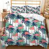 Bed Three-Piece Quilt Cover Ins Wind Animal Pattern Print Kit Home Textile Skin