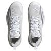 Теннисные туфли Adizero Cybersonic Tennis LPE50 Footwear One cm [Adidas] женские белые/серебристые металлик/серые (ИГ9516) +24,5