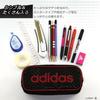 Mitsubishi Pencil Adidas Pencil Single Blue and White Enamel and PT1200AI07B1 Case, Zipper, AI07, Cloth,