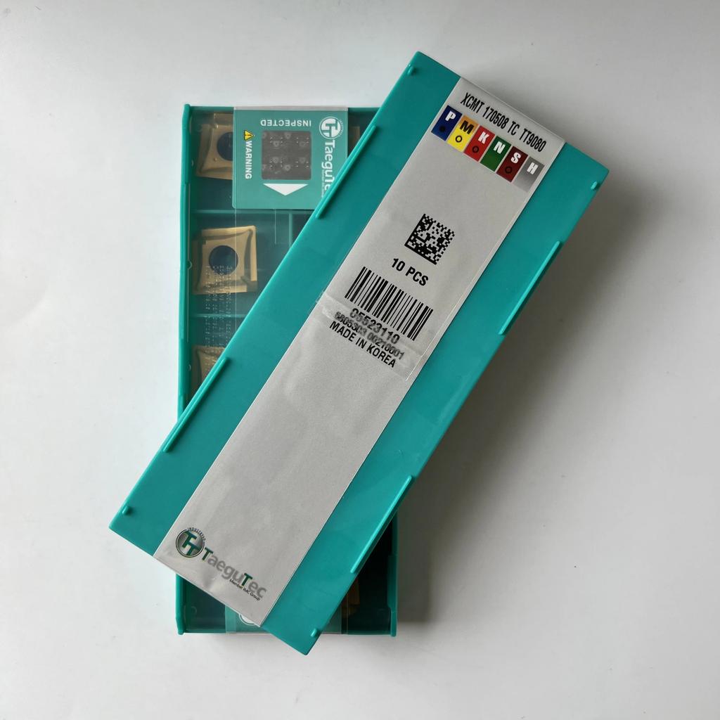 TaeguTec / XCMT170508TC TT9080 /Original Carbide Blade 10 Pcs