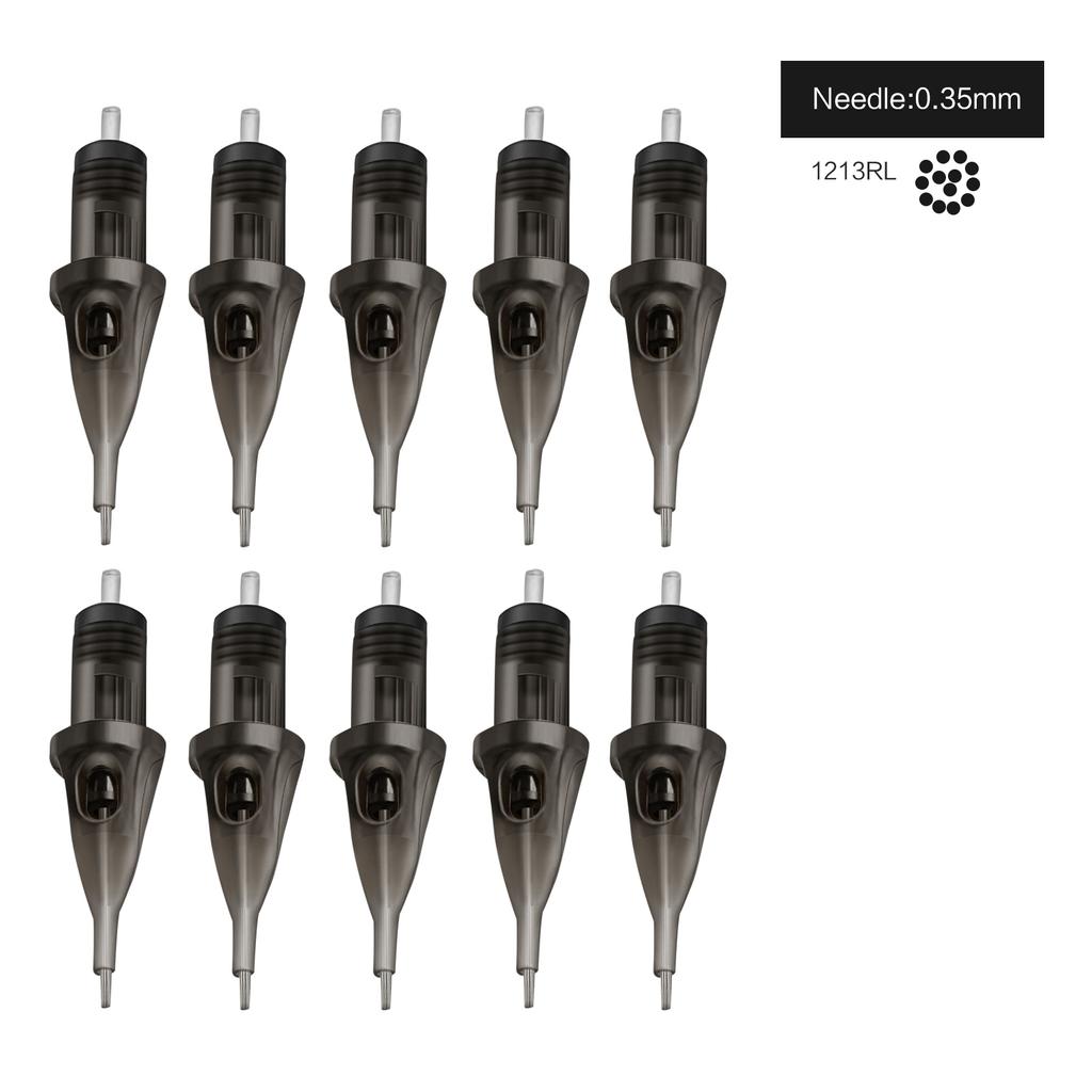 10 шт. иглы для картриджей для татуировки, профессиональные одноразовые полуперманентные иглы для макияжа бровей и губ для тату-машинки