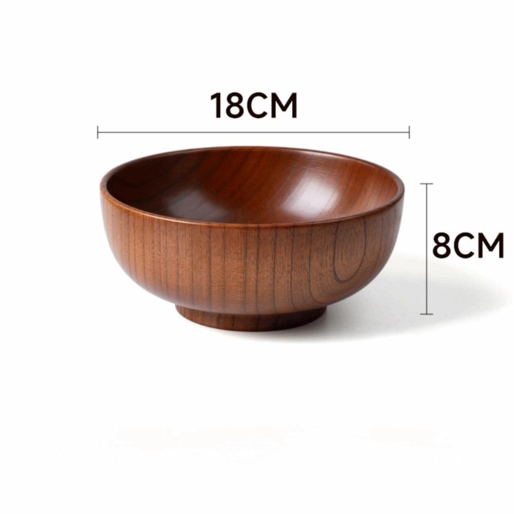 Japanese Style Wooden Bowls Handmade Crafts Wooden Utensils New Food Containers Tableware