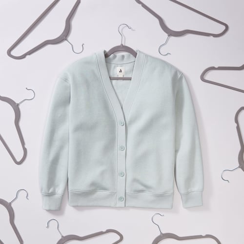 Basic Hangers, Set of 30, Non-Slip, Stiff, Velvet, Gray