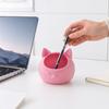 3D-печатный держатель для ручек в виде кошачьей головы Yousheng, Милый настольный контейнер для хранения, Контейнер с широким горлом для мелочей: ключей, ручек, кистей для макияжа, браслетов, колец