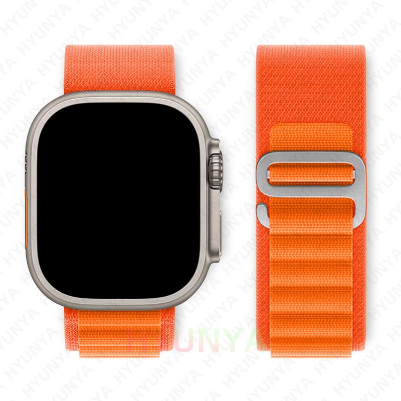 Альпийский ремешок для Apple Watch Band Series 10 9 8 7 SE Ultra 2 41мм 42мм 45мм 46мм 49мм 40мм 44мм IWatch Correa Ремешок Браслет