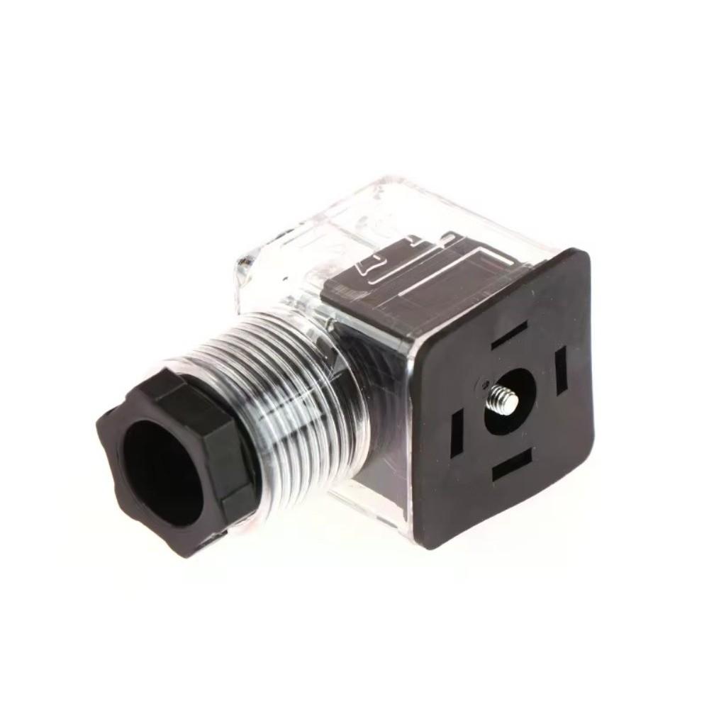 With Lamp Plug Hydraulic Solenoid Valve Plug Universal Accessories Electrical Connections