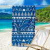 Beach Towel with Detroit Lions logo Pattern - soft,absorbent,machine washable Lightweight&Modern,swimming,Travel Essentials